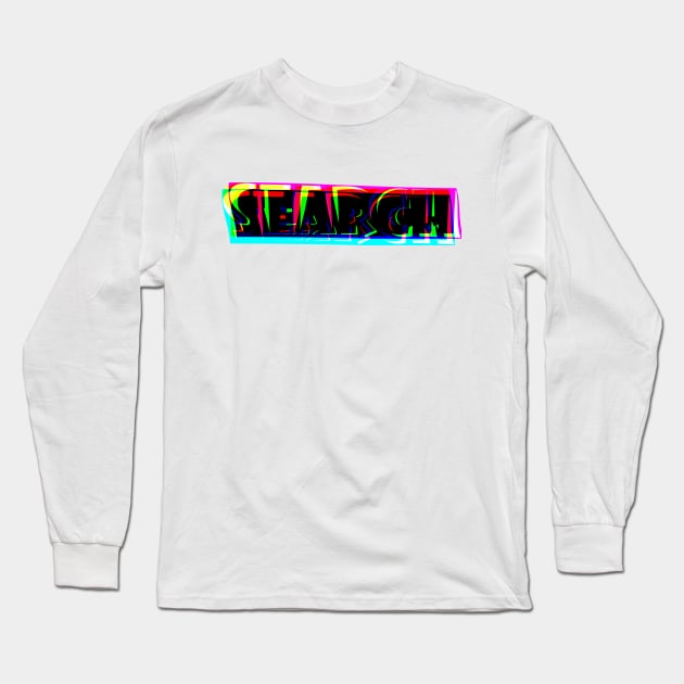Techno Search Long Sleeve T-Shirt by stefy